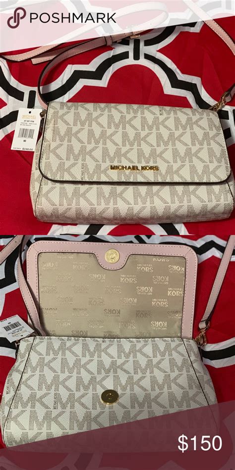 pink michael kors sling bag